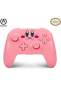 Manette Sans Fil Pour Nintendo Switch Par PowerA - Kirby