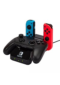 Station De Recharge Pour 2 Joy-Con Et 1 Pro Controller Nintendo Switch Par PowerA
