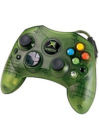Manette Pour Xbox 1ère Génération Officielle Microsoft - Slim Verte Transparente