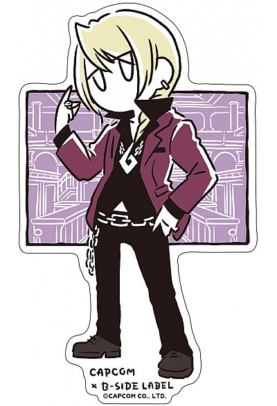 Autocollant CAPCOM x B-SIDE Gyakuten Saiban Par Capcom - Ace Attorney Kyouya Garyu Line Art