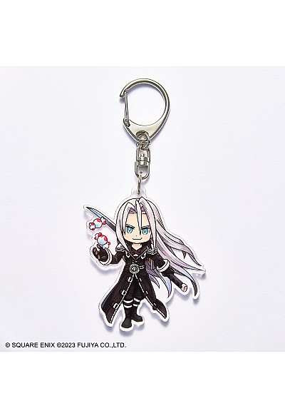 Porte-Clé En Acrylique Final Fantasy Vii EVER CRISIS x Peko And Poyo Par Square Enix - Sephiroth