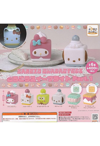 Gashapon Sanrio Sweets Light Up Cubes P1 Par Koro Koro - Un Item Au Hasard