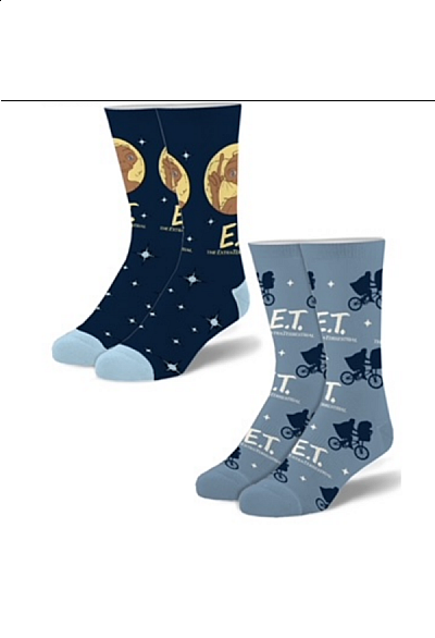 Ensemble De 2 Paires De Chaussettes Par Odd Sox - E.T. The Extraterrestrial