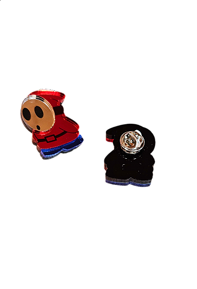Épinglette (Pin) Super Mario Par Chinook Crafts - Shy Guy