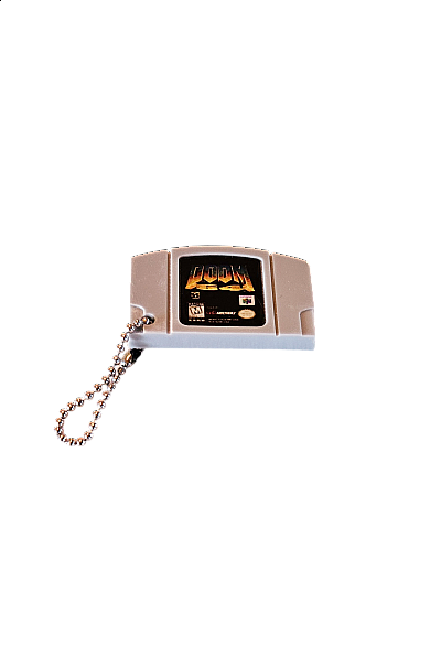 Porte-Clé Mini-Cartouche de N64 Par Chinook Crafts - Doom 64