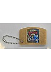 Porte-Clé Mini-Cartouche de N64 Par Chinook Crafts - Pokemon Stadium 2 (Golden Cartridge)