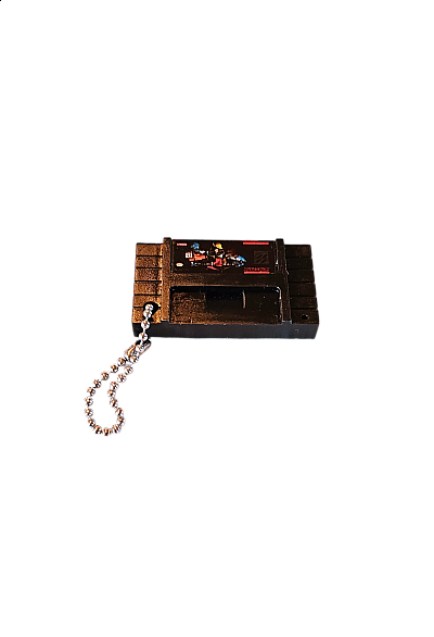 Porte-Clé Mini-Cartouche de SNES Par Chinook Crafts - Killer Instinct (Black Cartridge)