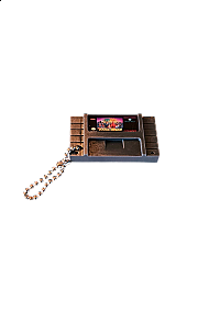 Porte-Clé Mini-Cartouche de SNES Par Chinook Crafts - Super Double Dragon