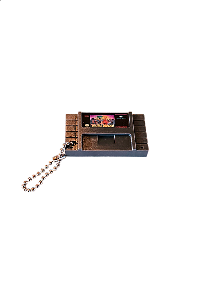 Porte-Clé Mini-Cartouche de SNES Par Chinook Crafts - Super Double Dragon