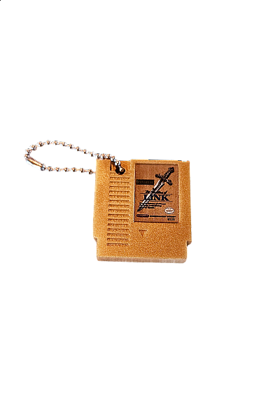 Porte-Clé Mini-Cartouche de NES Par Chinook Crafts - Legend Of Zelda Adventure Of Link