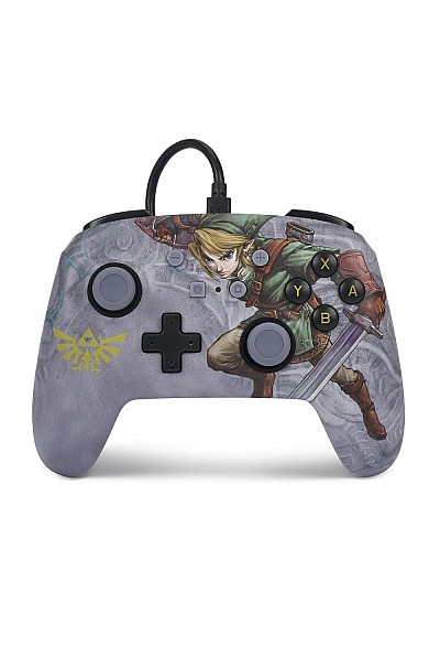 Manette Enhanced Controller Avec Fil Pour Nintendo Switch Par PowerA - Zelda Valiant Link