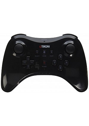 Manette Pro Controller Pour Wii U Par Gtron - Noire