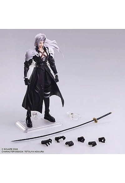 Figurine Bring Arts Action Figure Final Fantasy VII Remake Par Square Enix - Sephiroth 16 CM