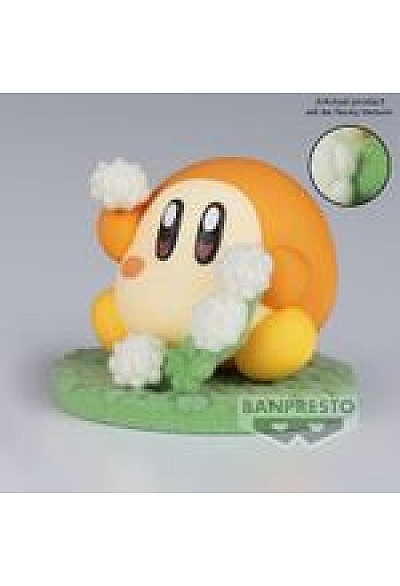 Figurine Kirby Fluffy Puffy Mine Play In The Flower Par Banpresto - Waddle Dee 3 CM