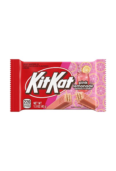 Tablette de Chocolat Kit Kat Par Hershey - Saveur Limonade Rose (42g)