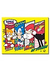 Affiche Murale En Métal - Sonic The Hedgehog Panels 40 x 31,5 CM