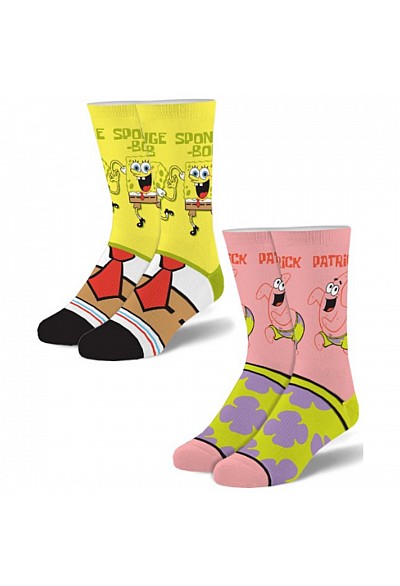 Ensemble De 2 Paires De Chaussettes Par Odd Sox - SpongeBob Squarepants