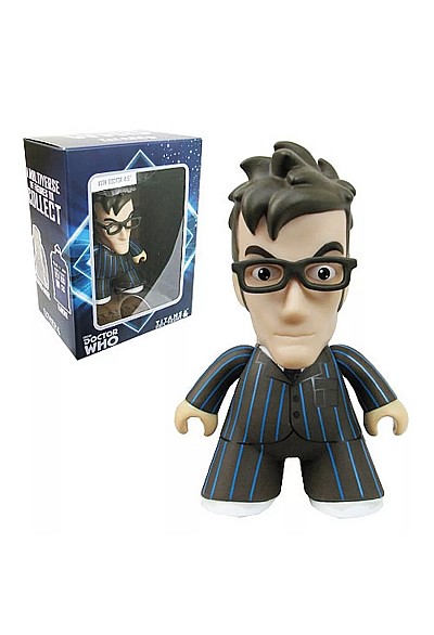 Figurine Doctor Who 10th Doctor Vinyl Figure Glasses David Tennant Par TITANS 10 CM