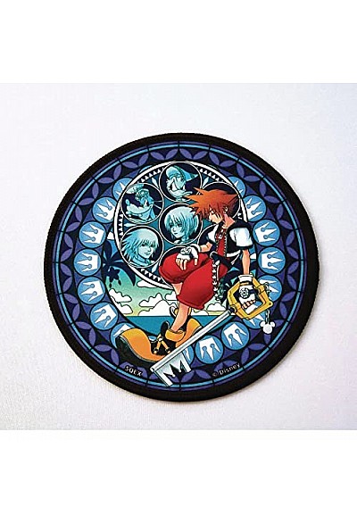Petit Tapis De Souris Rond Kingdom Hearts Par Square Enix 20 CM Diamètre