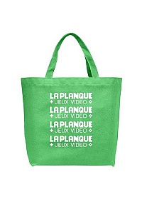 Sac De Magasinage Réutilisable En Tissu La Planque Jeux Vidéo Grand 33 x 50 x 51 CM - Vert