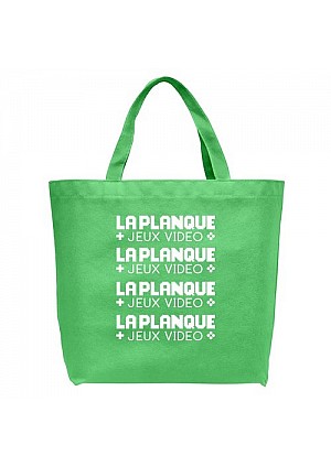 Sac De Magasinage Réutilisable En Tissu La Planque Jeux Vidéo Grand 33 x 50 x 51 CM - Vert
