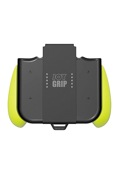 Charge And Play Controller Grip Pour Nintendo Switch Par Skull & Co - Vert Et Jaune