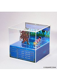 Diorama Final Fantasy Pixel Remaster Cubic Memory Par Square Enix - FF V Fighting A Formidable Foe