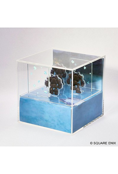 Diorama Final Fantasy Pixel Remaster Cubic Memory Par Square Enix - FF VI Magitek Armor In The Snow
