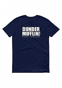 T-Shirt The Office Par Bioworld - Dunder Mifflin Logo