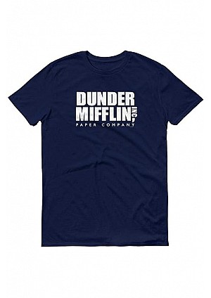 T-Shirt The Office Par Bioworld - Dunder Mifflin Logo