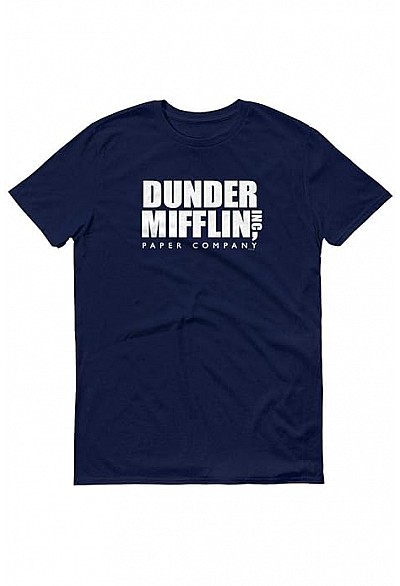T-Shirt The Office Par Bioworld - Dunder Mifflin Logo
