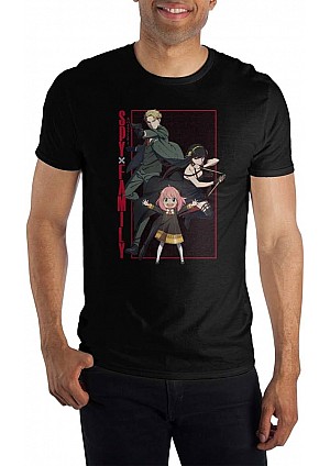 T-Shirt Spy X Family Par Bioworld - Loid, Anya, Yor
