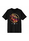 T-Shirt Mortal Kombat Par Bioworld - Scorpion Mortal Kombat Logo