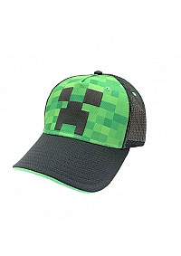 Casquette Pour Enfant Minecraft Par Bioworld - Visage Creeper