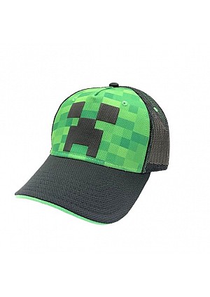 Casquette Pour Enfant Minecraft Par Bioworld - Visage Creeper