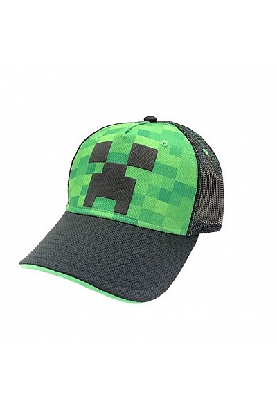 Casquette Pour Enfant Minecraft Par Bioworld - Visage Creeper