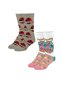 Ensemble De 2 Paires De Chaussettes Par Odd Sox - Jurassic Park