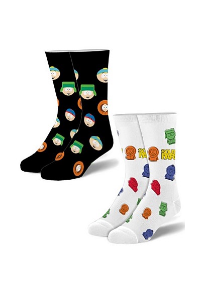 Ensemble De 2 Paires De Chaussettes Par Odd Sox - South Park