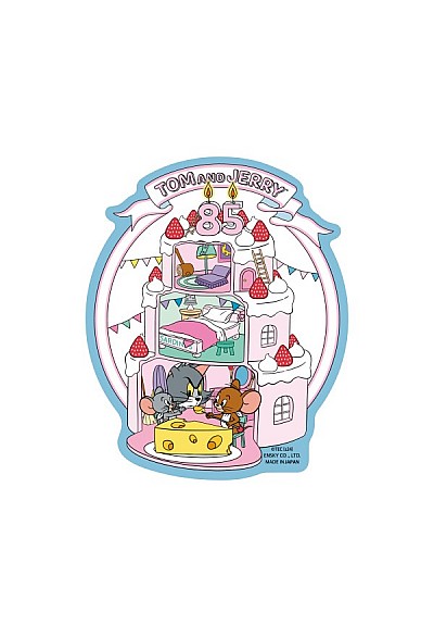 Autocollant Prism Travel Sticker Par Ensky - Tom & Jerry 85th Anniversary