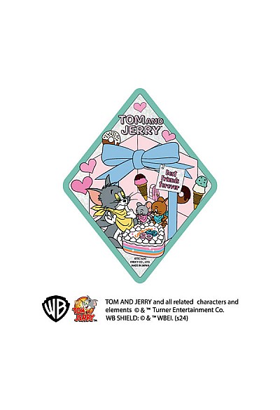 Autocollant Prism Travel Sticker Par Ensky - Tom & Jerry Best Friends Forever