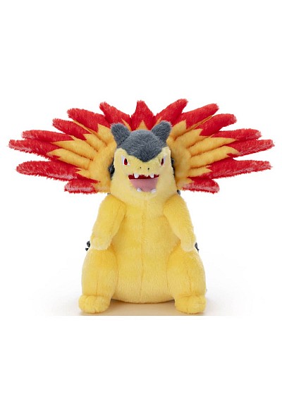 Toutou Pokemon I Choose You! Pokemon Get Plush Par Takara Tomy - Typhlosion 23 CM