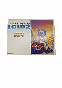 Livret NES-A4-USA Adventures Of Lolo 2 NES