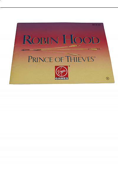 Livret NES-7R-USA Robin Hood Prince Of Thieves NES