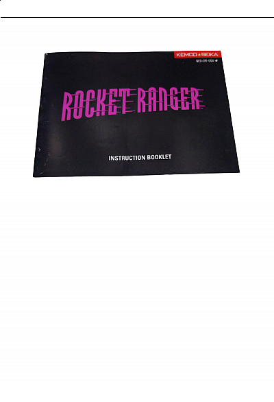 Livret NES-2R-USA Rocket Ranger NES