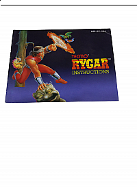 Livret NES-RY-USE Rygar NES