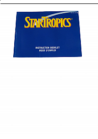 Livret NES-0C-USA Startropics NES