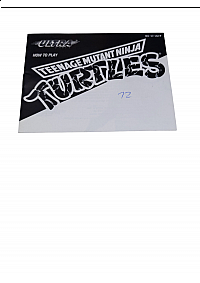 Livret NES-U2-USA Teenage Mutant Ninja Turtles NES