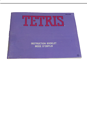 Livret NES-EI-CAN Tetris NES