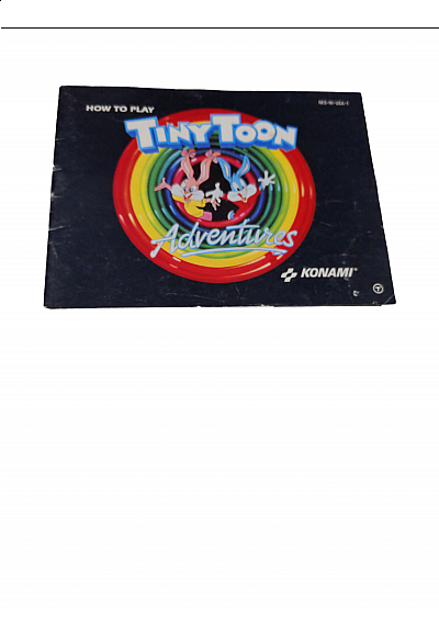 Livret NES-NI-USA-1 Tiny Toon Adventures NES