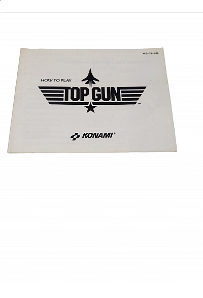 Livret NES-TG-USA Top Gun NES